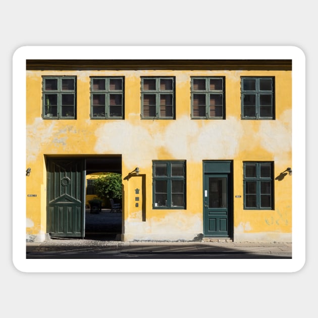 Yellow Building Sticker by ansaharju